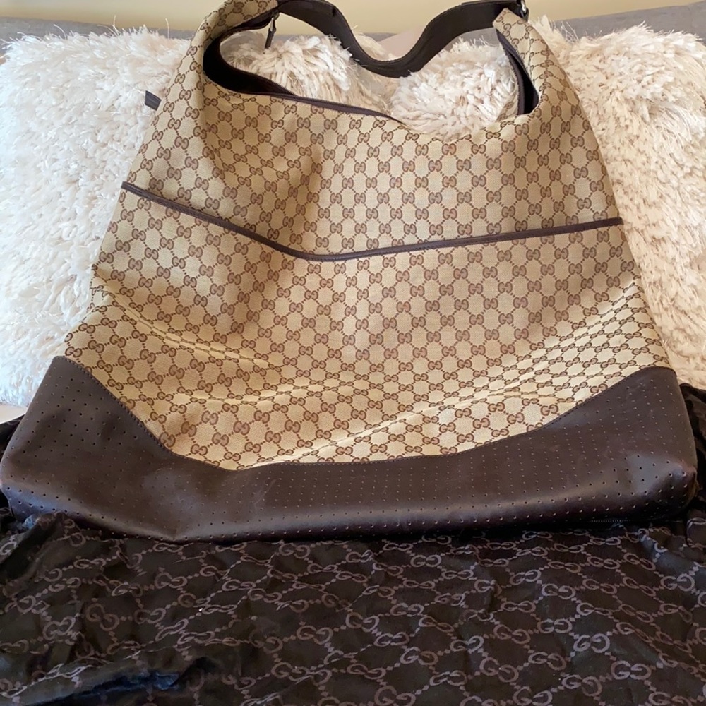 Gucci Monogram Garment Tote Bag